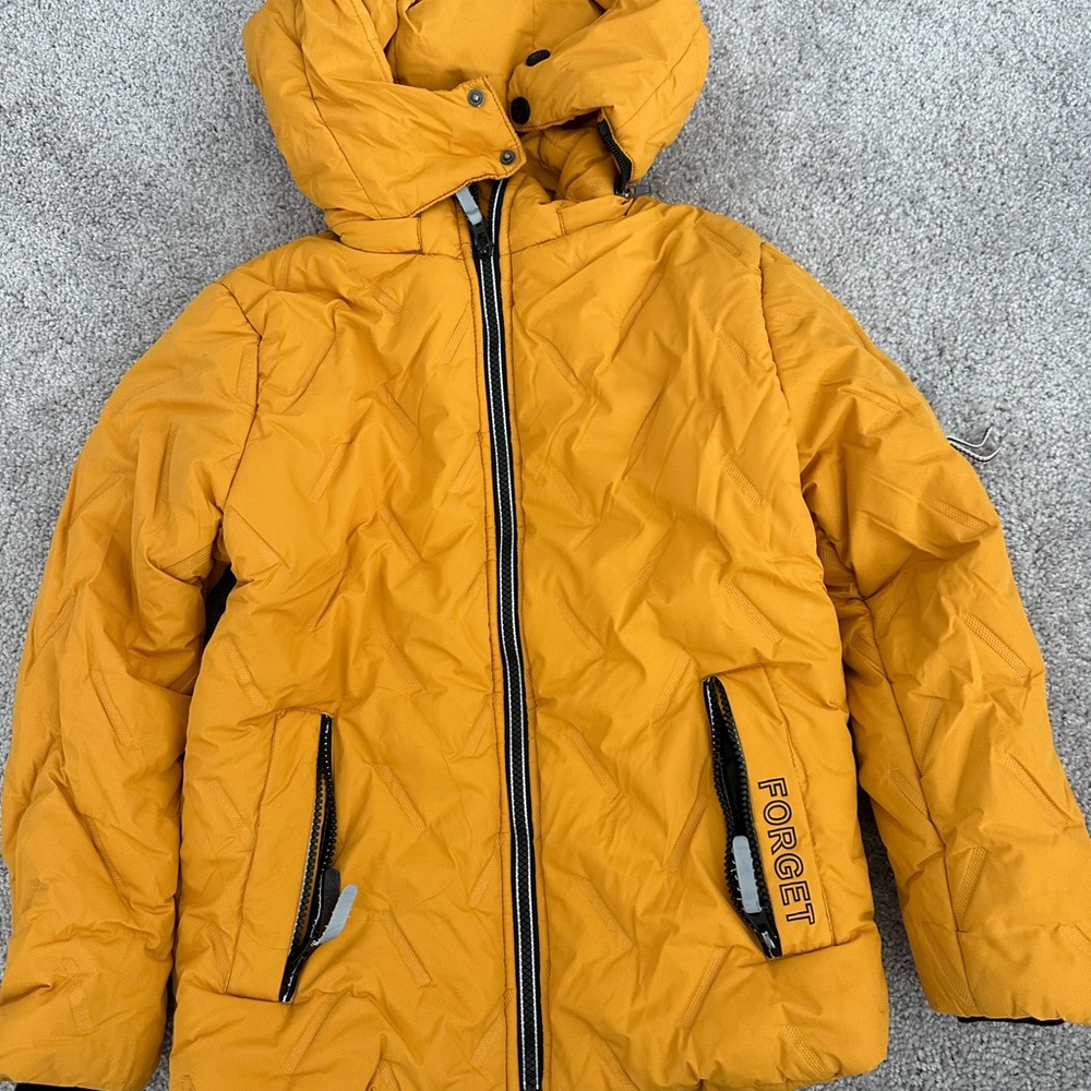 Carry Kids Yellow Puffer Jacket
